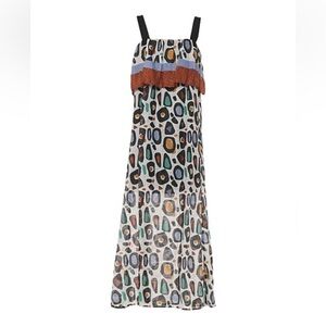 Chic Boho Maxi Dress - Multicolor Pattern